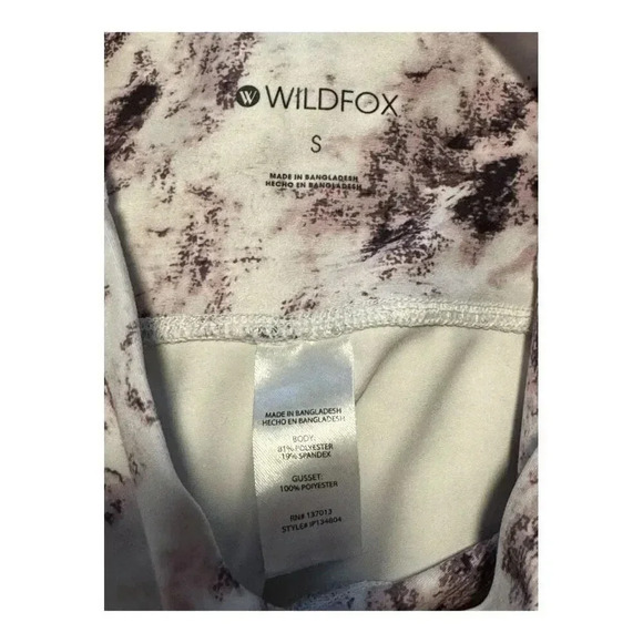 Wildfox‎ Women's Size Small Purple Marble 7/8 Ultra High Rise Legging - Picture 3 of 4